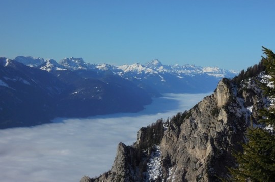 Carinzia: sole e neve sopra le nuvole