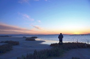 Trinitapoli, tramonto sulle saline