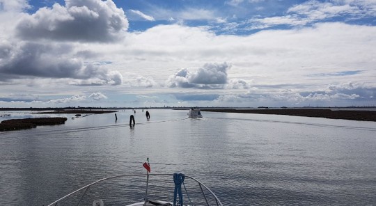 Lungo il fiume Sile, incontro alla Laguna di Venezia