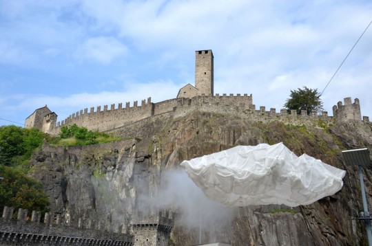 Bellinzona, al Mercato del Sabato con il Colonnello