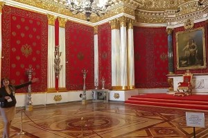 San Pietroburgo, Ermitage la Grande Sala del Trono