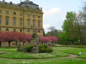 Würzburg, i giardini della Residenz
