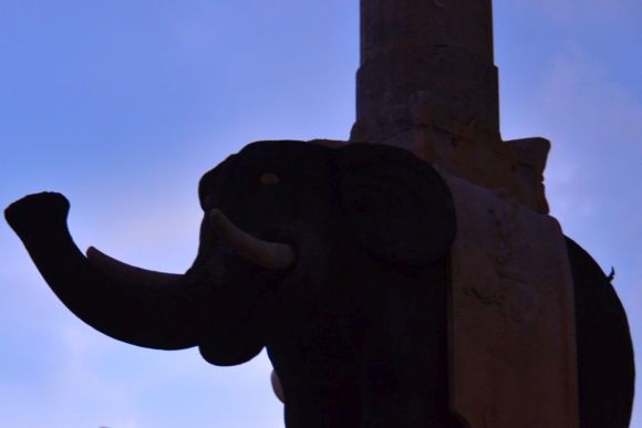 Catania, l’elefante di pietra lavica
