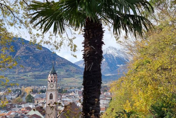 Merano dalla passeggiata Tappeiner, foto Paolo Gianfelici